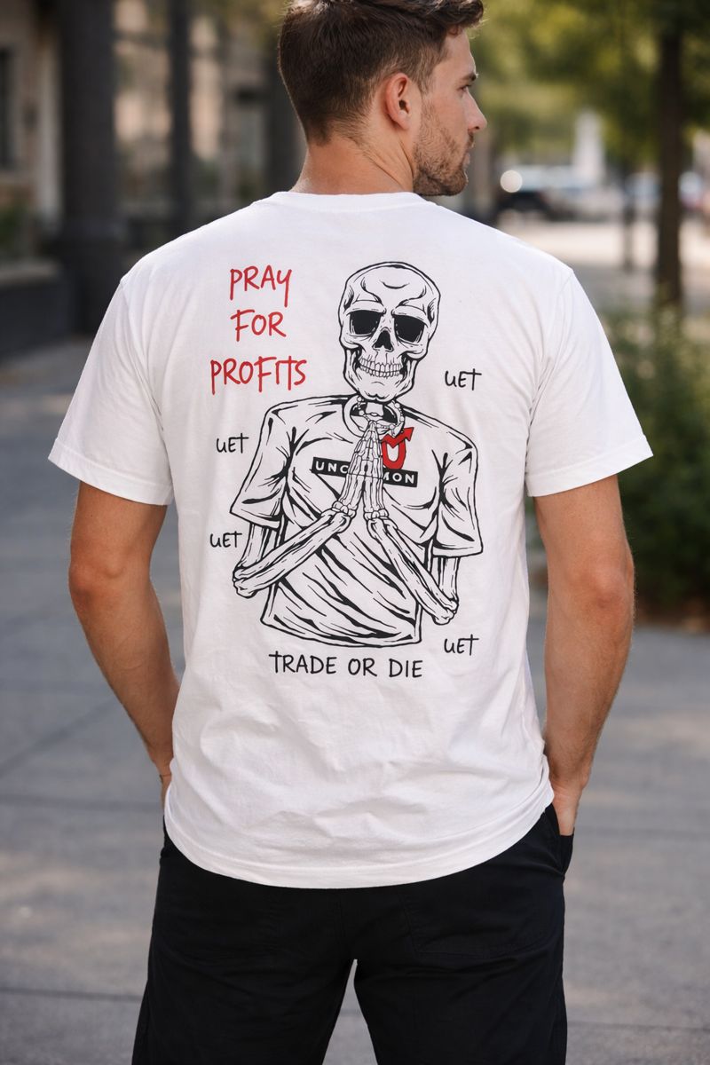 UET Pray For Profits T-shirt